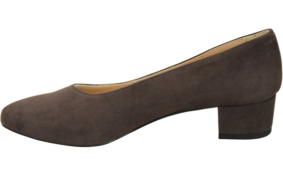 Pohodlné dámské boty Chocolate Natural Suede Leather 220 od ElitaBut