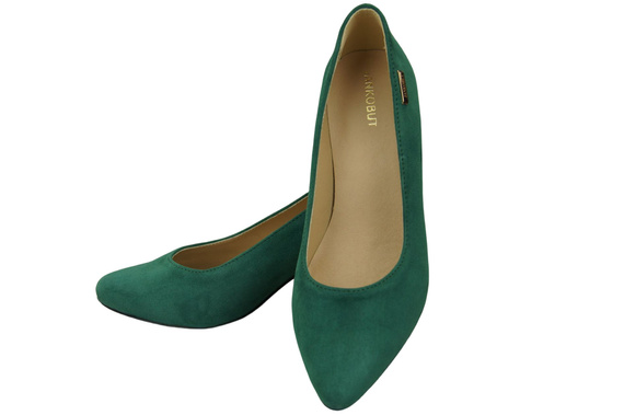 Dámská obuv Malachite Natural Leather Suede pumps 106 ElitaBut