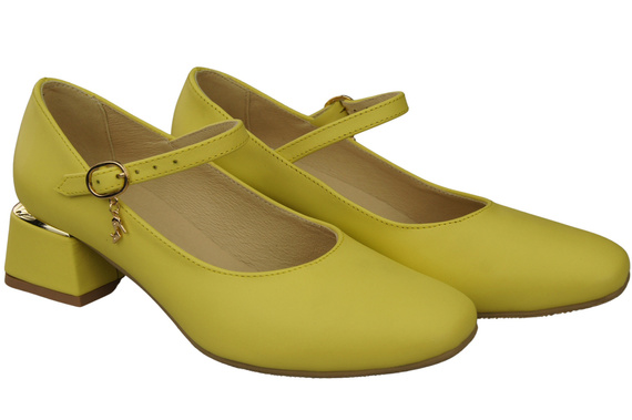 Dámská obuv Lemon leather strap pumps 202 ElitaBut