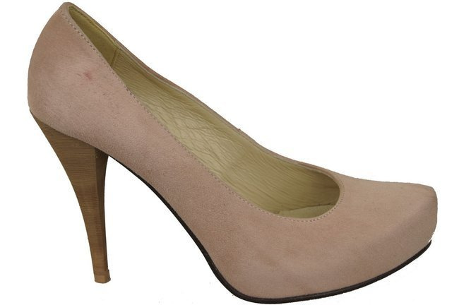 Dámská obuv Pumpkin Pink Suede Natural Leather 644 ElitaBut