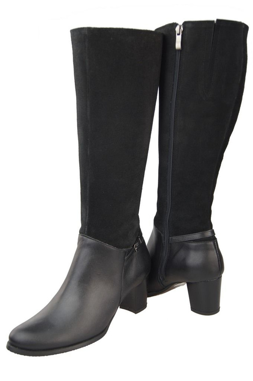 Obuv Dámské boty z přírodní kůže 101 Black ElitaBut