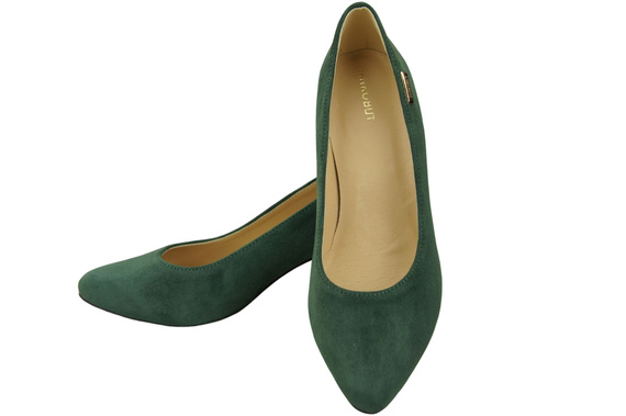 Dámská obuv Green Suede Natural Leather 106 ElitaBut
