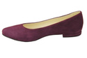 Dámské boty Ballerina Bordo leather Suede leather 131 ElitaBut