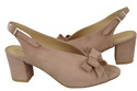 Dámská obuv Sandály Pink Powder natural leather Suede 148 ElitaBut