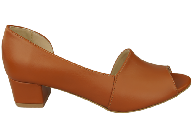 Dámská obuv Červené sandály Přírodní kůže 147 ElitaBut