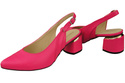Dámská obuv Sandály Neon Pink Natural Leather 196 ElitaBut