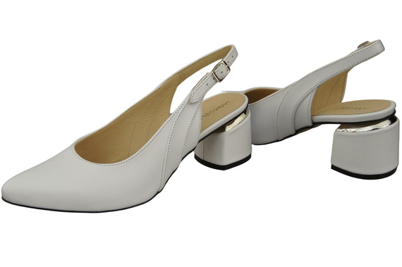 Dámská obuv Sandály White Natural Leather 196 ElitaBut