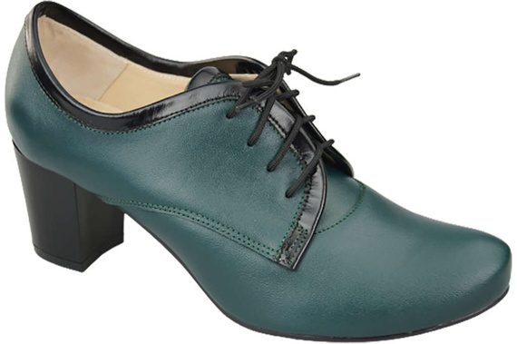 Dámská obuv Šněrovací boty z přírodní kůže Malachite 758 ElitaBut