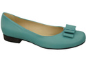 Dámské baletní boty Natural Leather Turquoise 702 ElitaBut