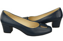 Dámská obuv Natural Leather 187 Navy Blue ElitaBut