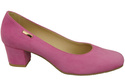 Pohodlná dámská obuv Fuchsia Natural Suede Leather 172 od ElitaBut