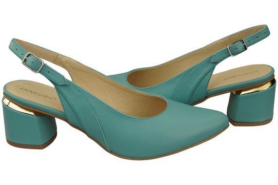 Dámská obuv Tyrkysové sandály Přírodní kůže 196 ElitaBut