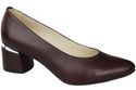 Dámská obuv Maroon Natural Leather pumps 143 ElitaBut