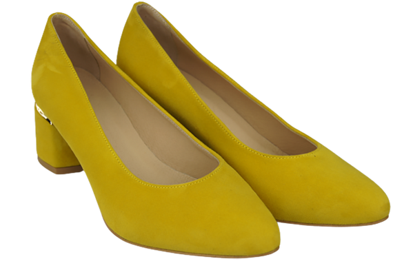 Dámské lodičky Lemon z přírodní semišové kůže 143 Z ElitaBut