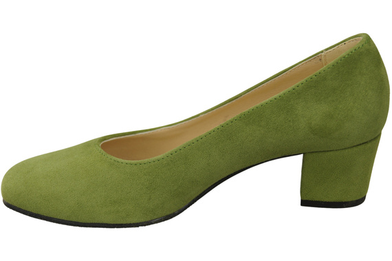 Pohodlná dámská obuv Pistachio Natural Leather Suede 172 Od ElitaBut