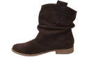 Obuv Dámské boty Sashes Chocolate Zimní přírodní kůže velur 117 Z ElitaBut