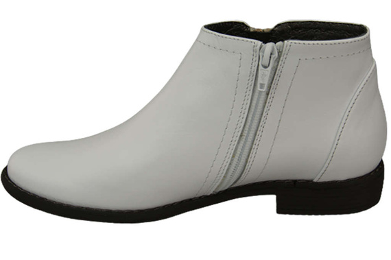 Dámská obuv Dámské boty White Warmed Natural Leather 872 Z Elitabut