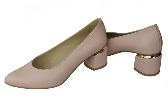 Dámská obuv Powder Pink Natural Leather 143 ElitaBut