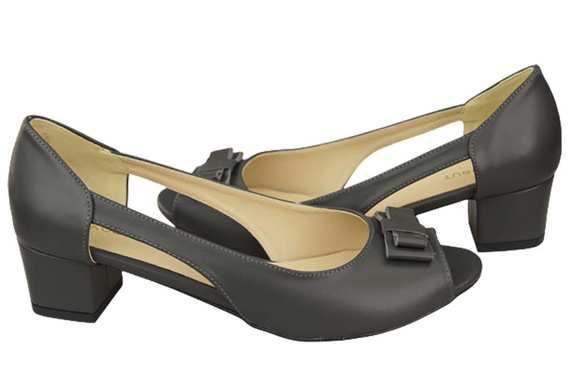 Dámská obuv Sandály Graphite Natural Leather 145 ElitaBut