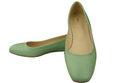 Dámská plochá obuv Mint pumps Ornamental heel Natural leather 209 ElitaBut