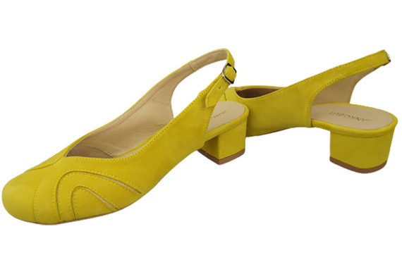 Dámská obuv Přírodní kůže Semišové sandály Lemon 842 Z ElitaBut