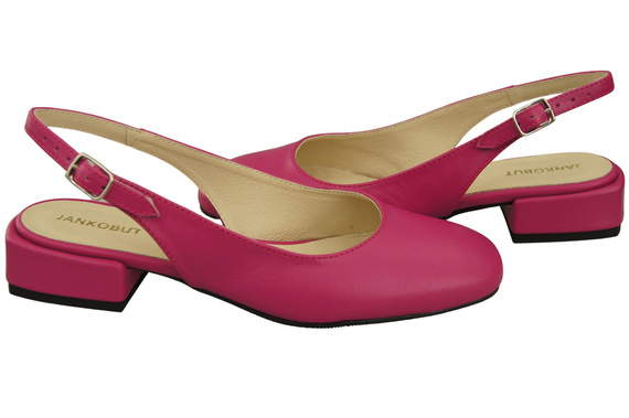 Dámské sandály na plochém podpatku z přírodní kůže 206 ElitaBut