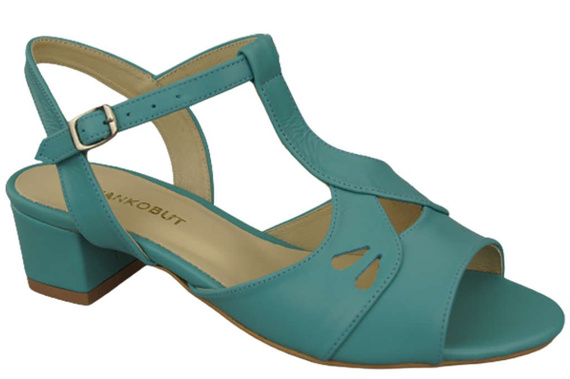 Dámská obuv Tyrkysové sandály Přírodní kůže 169 ElitaBut