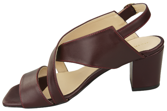 Dámská obuv Sandály Maroon Natural Leather 149 ElitaBut