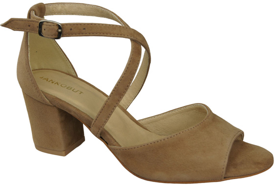 Dámská obuv Olive Leather Suede Sandals 111 ElitaBut