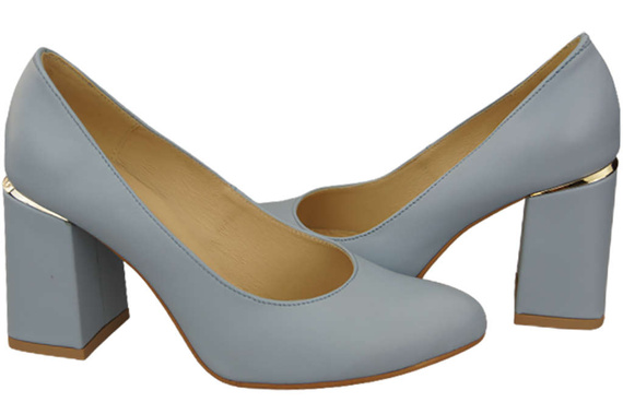 Dámská obuv Pumpkins Bright Blue Natural Leather 179 ElitaBut