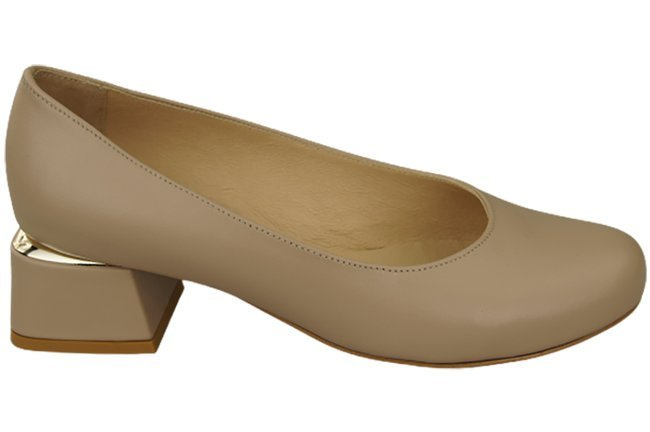 Dámská obuv Dámské lodičky Přírodní kůže 159 Cappuccino Lico ElitaBut