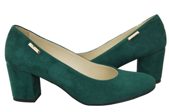 Dámská obuv Dámské lodičky Malachite Přírodní semišová kůže 125 ElitaBut