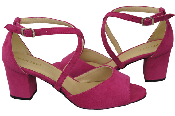 Dámská obuv Sandály Fialová přírodní kůže Semiš 111 ElitaBut