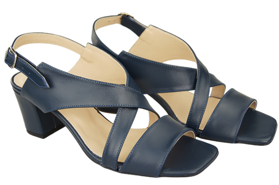 Dámská obuv Sandály Navy blue Natural leather 149 ElitaBut