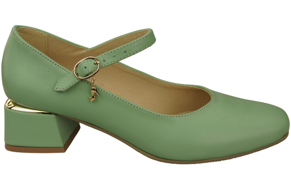 Dámská obuv Dámské lodičky s páskem Mint Přírodní kůže 202 ElitaBut