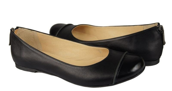 Dámské baletní boty Natural Leather Black 759 ElitaBut
