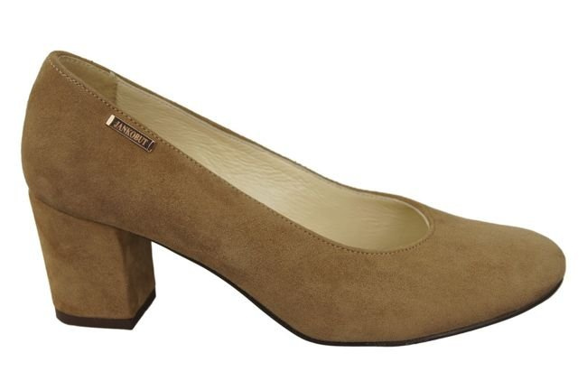 Dámská obuv Olive Natural Leather Suede pumps 125 ElitaBut