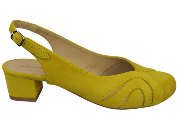 Dámská obuv Přírodní kůže Semišové sandály Lemon 842 Z ElitaBut