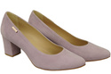 Dámská obuv Bright Lilac Natural Suede Leather 106 ElitaBut