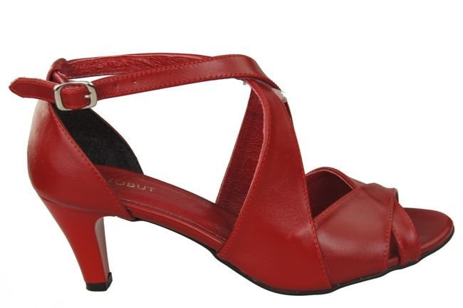Dámská obuv Sandály Červená přírodní kůže 130 ElitaBut