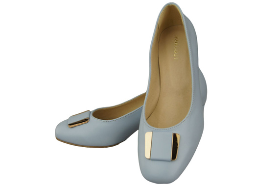 Dámská obuv Dámské lodičky Přírodní kůže 187 Světle modrá ElitaBut