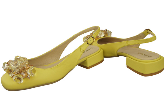 Dámská obuv Lemon Sandály s krystaly Přírodní kůže 215 ElitaBut