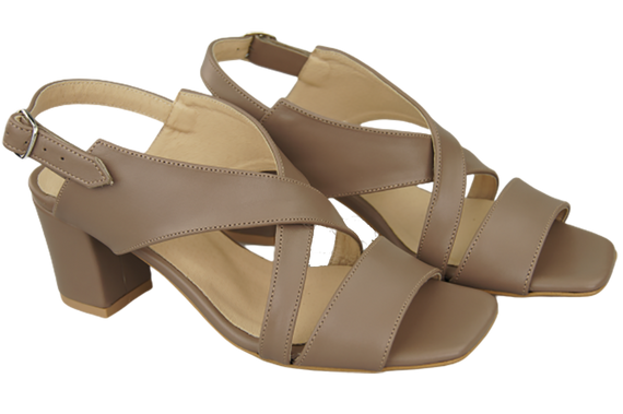 Dámská obuv Sandály Cappuccino Přírodní kůže 149 ElitaBut