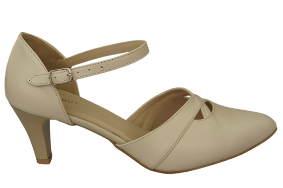 Dámská obuv Sandály béžové přírodní kůže 151 ElitaBut