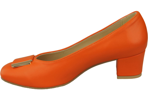 Dámská obuv Natural Leather 187 Orange ElitaBut