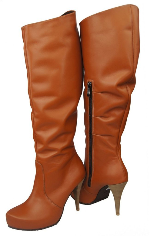 Dámské boty na platformě Přírodní kůže Červená 120 ElitaBut