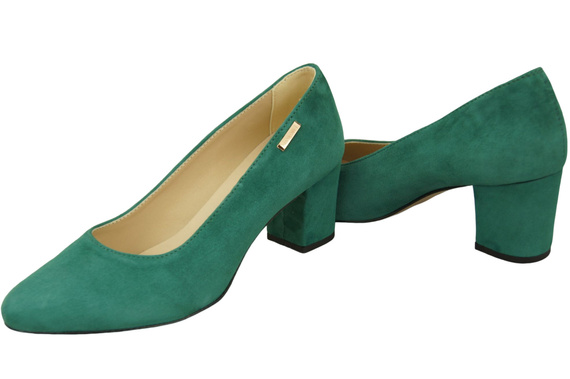 Dámská obuv Malachite Natural Leather Suede pumps 106 ElitaBut
