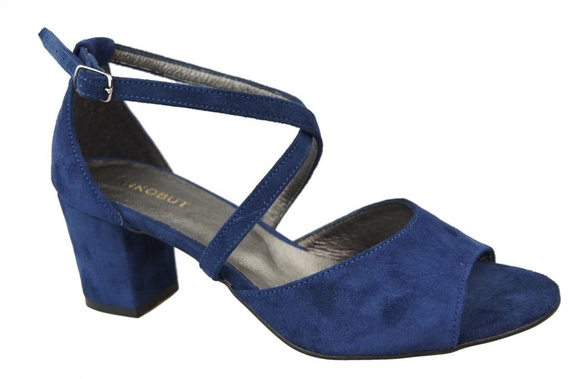 Dámská obuv Sandály Námořnická modrá semišová kůže 111 ElitaBut