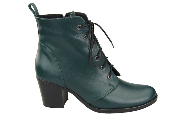 Obuv Dámské šněrovací boty Malachite Winter Natural Leather 188 Z ElitaBut