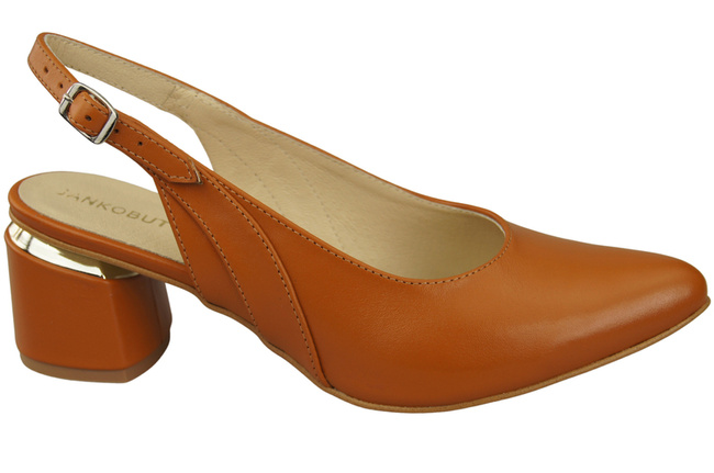 Dámská obuv Červené sandály Přírodní kůže 196 ElitaBut